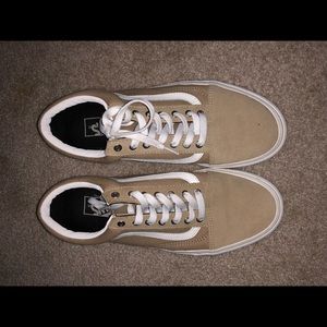 Tan old skool vans